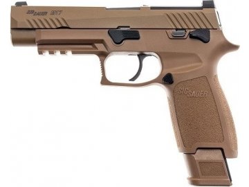 Airsoftová pistole Sig ProForce P320 M17 - TAN, kovový závěr, GBB, CyberGun