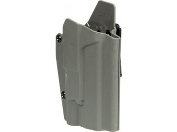 Opaskové plastové pouzdro pro Glock se svítilnou - dlouhé, olivové FG, FMA