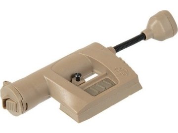 NEV Svítilna na helmu Charge MPLS bílá/červená/zelená/IR LED, písková 01