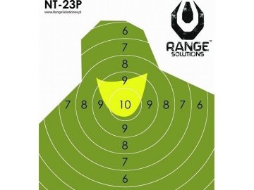 Střelecké terče NT23P - 100ks, Range Solutions