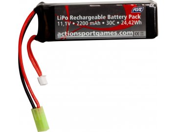 Li-Pol akumulátor ASG 11,1V 2200mAh