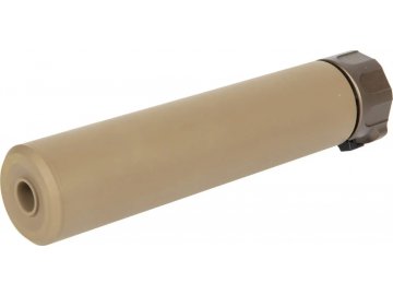 Kovový tlumič Socom QD 556 + Flash Hider - pískový TAN, - 14mm, 5KU