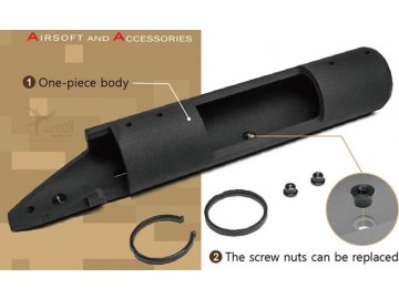 Action Army Hlilníkové pouzdro závěru pro VSR-10 pro praváky, Action Army 01