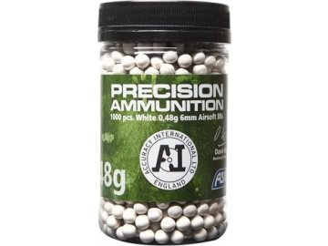 ASG Kuličky Accuracy ASG 0,48g, 1000bb, bílá 01