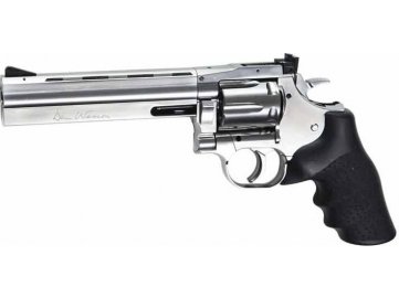 Airsoftový revolver DAN WESSON 715 6" - stříbrný, GNB, CO2, ASG