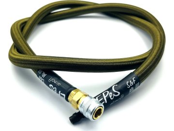 EPE Hadice HPA 115cm s opletem - olivová, EPeS Airsoft 01