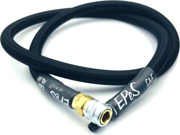 EPE Hadice HPA 80cm s opletem - černá, EPeS Airsoft 01