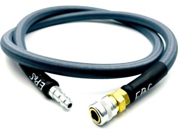 EPE Hadice HPA 80cm s opletem - šedá, EPeS Airsoft 01