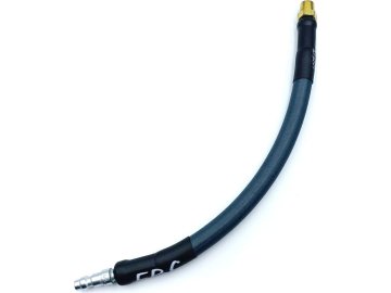 EPeS IGL Hadice HPA - QD samec + 1/8NPT - 20cm s opletem - šedá, EPeS Airsoft 01