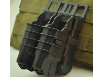 Zásobníková FastMag sumka na 1x M4 a 2x pistoli - černá, FMA