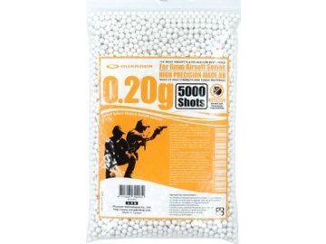 Airsoftové kuličky Guarder 0,20g, 5000bb, 15x