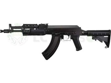 LCT Airsoftová zbraň TK-104 NV - černá, ocelová, výsuvná pažba, LCT 01