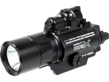 Tactická svítilna X400U pro pistole na RIS - 450lm, černá, Night Evolution