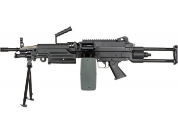 SPE Airsoftový kulomet SA-249 PARA CORE™ - černý, celokov, Specna Arms, SA-249 PARA 01
