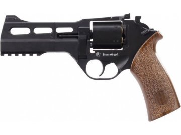 Airsoftový revolver BO Chiappa Rhino 50DS - černý, CO2, GNB, Wingun
