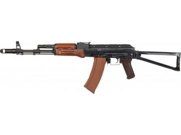 Airsoftová zbraň AKS74N - ocelová, pravé dřevo, Mos-Fet verze, Essential, E&L