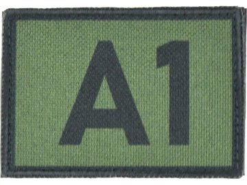 Textilní rozlišovací nášivka A1 - zelená, A.C.M.