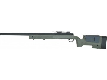 Airsoft sniper M40A3 - olivová OD, 2x zásobník, ASG