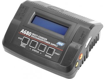 ASG Multifunkční nabíječ A680 - LiPo, LiFe a NiMH, ASG 01