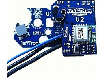 Leviathan V2 RFTS do pažby, CNC Spoušť EDGE pro M4 černá, JeffTron