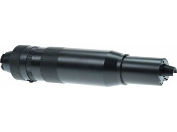 Ocelový nasvětlovací tlumič PBS-4 - černý, 14mm levotočivý, LCT