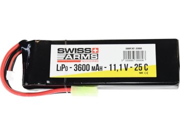 CYB Akumulátor Swiss Arms Li-Pol 11,1V 3600mAh 25C 01