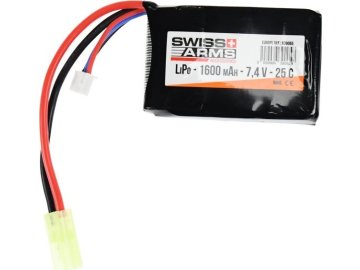 CYB Akumulátor Swiss Arms Li-Pol 7,4V 1600mAh 25C 01