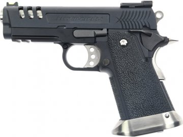 Airsoftová pistole Hi-Capa 3.8 WET-Deinonychus - černá, GBB, WE