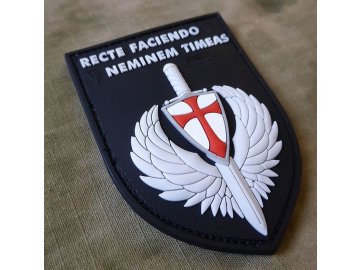 Plastové 3d patche 3D nášivka Recte Faciendo - barevná, A.C.M. 01