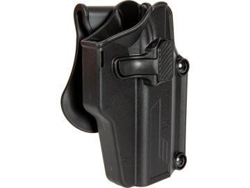 AMX Opaskové polymerové univerzální pouzdro Per-Fit - černé, Amomax 01