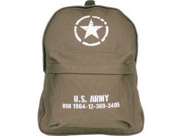 Dětský batoh 11L U.S. Army - zelený, Fostex Garments