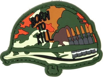GFT 3D nášivka Born To Kill Helmet, GFC 01