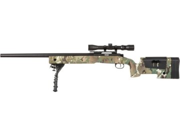 SPE Airsoft sniper SA-S02 CORE™ SAG M40 Upgrade - Multicam, optika, dvojnožka, Specna Arms 01