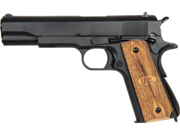 DBY Airsoftová pistole 786 (M1911) - černá, kovový závěr, GBB, DBoys/Double Bell 01