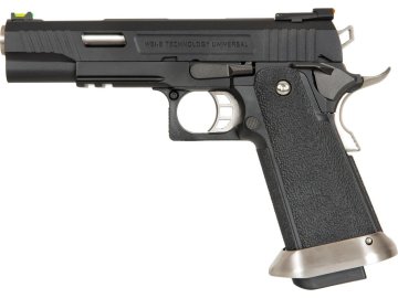 Airsoftová pistole Hi-Capa 5.1 Maple Leaf - černá, celokov, GBB, WE