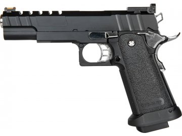 Airsoftová pistole M1911 (3343) - černá, kovový závěr, GBB, Golden Eagle