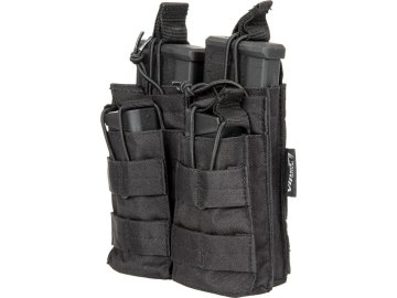 VIP Dvojitá zásobníková Molle sumka pro M4/M16 - černá, Viper 01