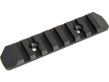 JJA Kovová RIS lišta 7-Slotů pro KeyMod - černá, JJ Airsoft 01