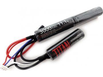 Titan Li-Ion akumulátor Titan 11,1V 3000mAh - Mini CQB, Dean-T 01