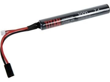 TTN Li-Ion akumulátor Titan 7,4V 3000mAh - Mini AK Stick, Tamiya mini 01