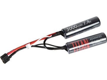 TTN Li-Ion akumulátor Titan 7,4V 3000mAh - Mini CQB, Dean-T 01