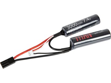 TTN Li-Ion akumulátor Titan 7,4V 3000mAh - Mini CQB, Tamiya mini 01