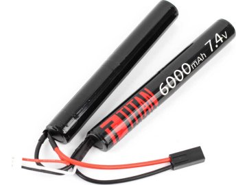 TTN Li-Ion akumulátor Titan 7,4V 6000mAh - Mini CQB, Tamiya mini 01