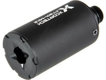XCR Nasvětlovací tlumič XT301 Compact MK2 61x27mm - černý, pro zelené kuličky, XCortech 01