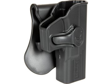 AMX Polymerové opaskové pouzdro pro Glock 19/23/32 - černé, Amomax 01