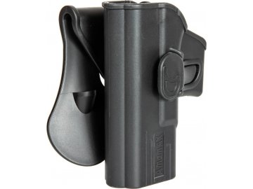 Polymerové opaskové pouzdro pro Glock 19/23/32 - černé, pro leváky, Amomax