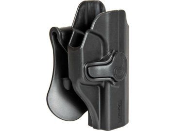 AMX Polymerové opaskové pouzdro pro P99 QA G1 - černé, Amomax 01