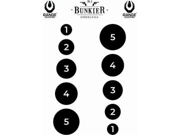 RAN Střelecký terč "Bunker" - 50ks, 500x700 mm, Range Solutions 01