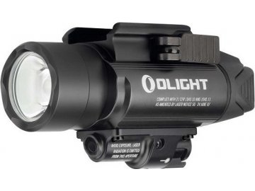 Taktická svítilna BALDR Pro s laserem - černá, 1350lm, Olight