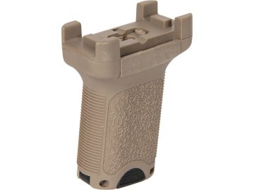 JJA Vertikální rukojeť na předpažbí RIS/KeyMod/M-Lok - písková TAN, JJ Airsoft 01